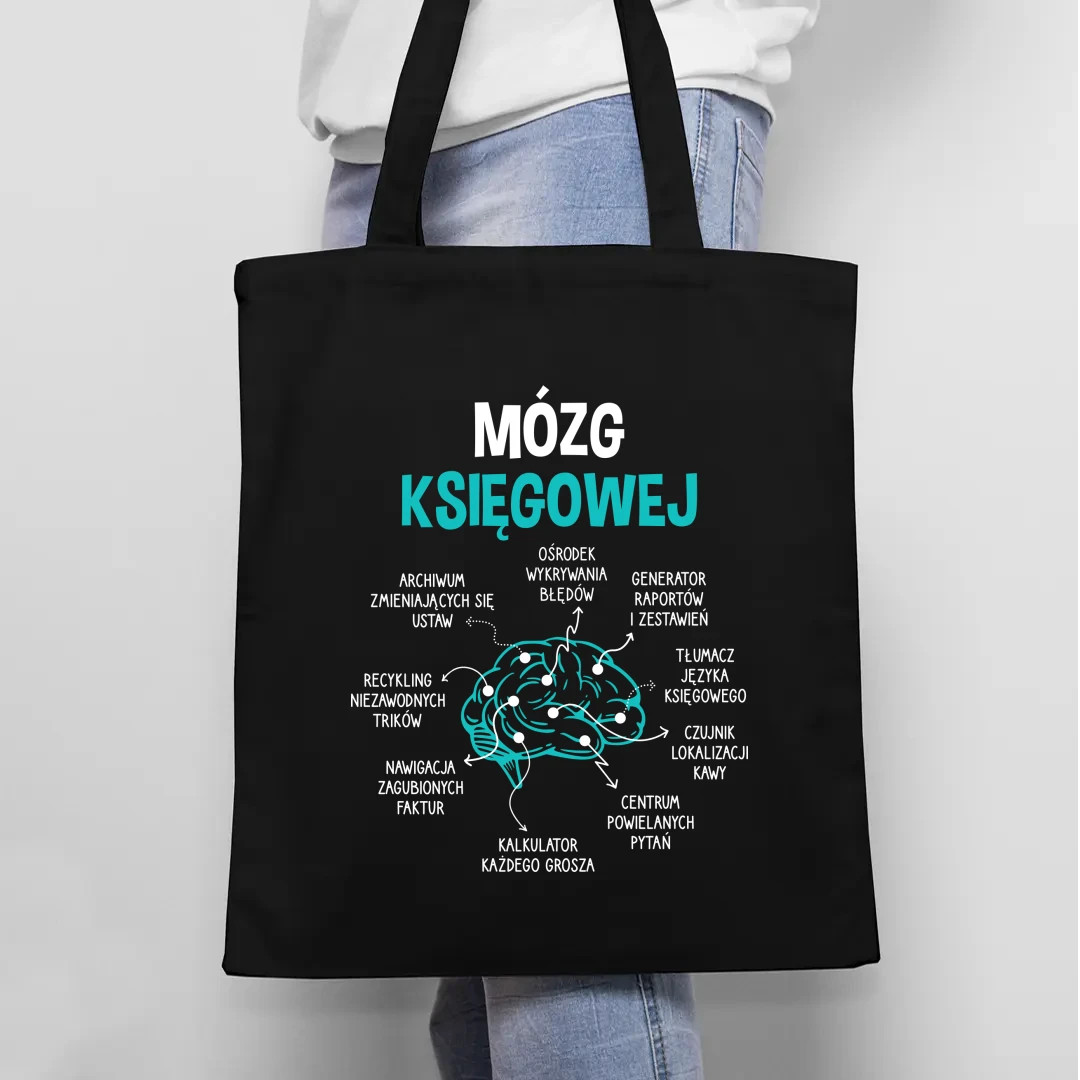 Mózg księgowej - torba na prezent