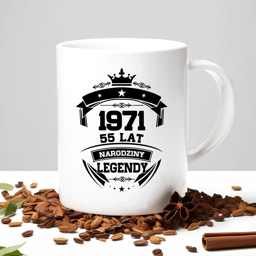 1971 Narodziny legendy 55 lat - kubek na prezent