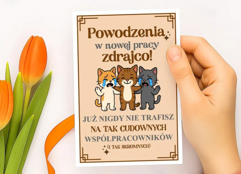 Życzenia na odejście z pracy - gotowe teksty na kartkę, maila i pożegnanie