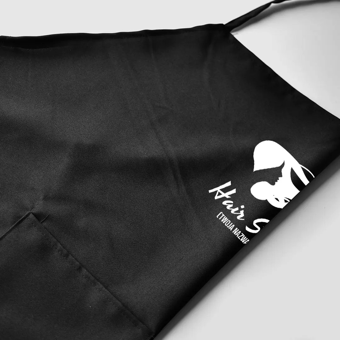Hair studio - personalizowany fartuch na prezent dla fryzjera do salonu